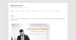Desktop Screenshot of benjaminsorrell.com